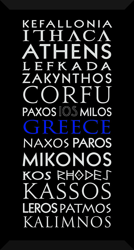 Greece I (Black)
